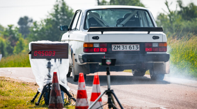 Rally Team Mejer havde en succesfuld, men varm maj-weekend på Sjælland.